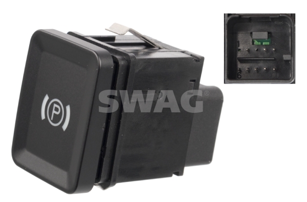 4044688376060 | Switch, park brake actuation SWAG 30 93 7606